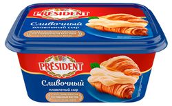 Сыр плавленый President Сливочный ванночка 45% БЗМЖ, 400 г