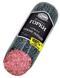 Колбаса варено-копченая «Ближние горки» Сервелат Трюфельный из свинины и говядины, 300 г