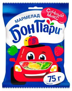 Мармелад жевательный «Бон Пари» Машинки, 75 г