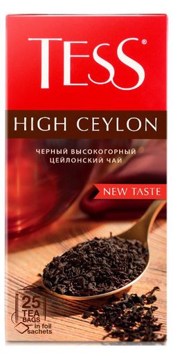 Чай черный Tess цейлонский, 2 г х 25 шт