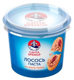 Паста из филе тресковых рыб «Санта Бремор» Лосось Паста с лососем, 140 г