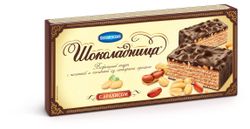 Торт вафельный «Шоколадница» с арахисом, 230 г
