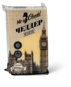 Сыр полутвердый Чеддер 3 месяца выдержки Mr.Chedd White protein 50% БЗМЖ, 200 г
