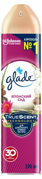 Освежитель воздуха Glade Аэрозоль Японский сад, 300 мл