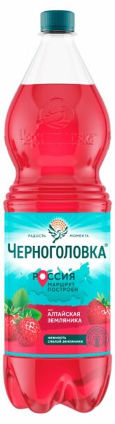 Напиток газированный «Черноголовка» земляника, 1,5 л