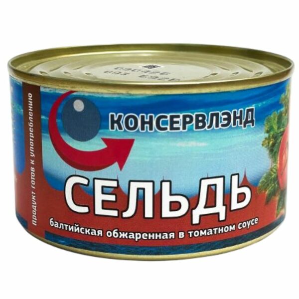 Сельдь Консервлэнд балтийская обжаренная в томатном соусе 240г