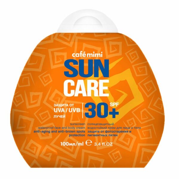 Крем Cafe Mimi солнцезащитный водостойкий SPF 30+ 100мл