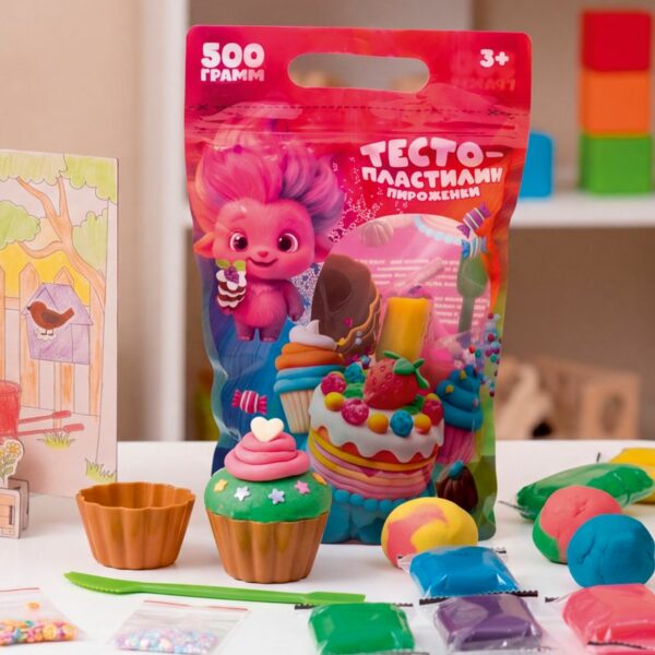 Тесто-пластилин 10 цветов 500г