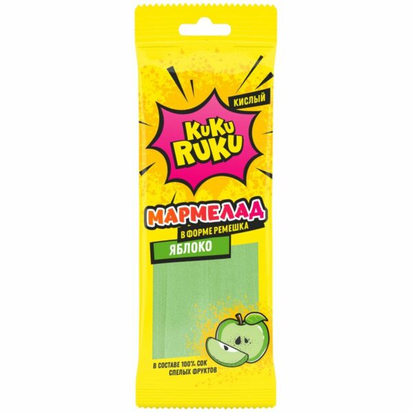 Мармелад Kuku Ruku со вкусом яблока 120г
