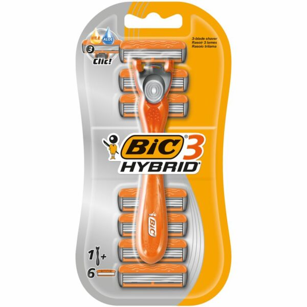 Станок для бритья Bic 3 Hybrid 6 кассет