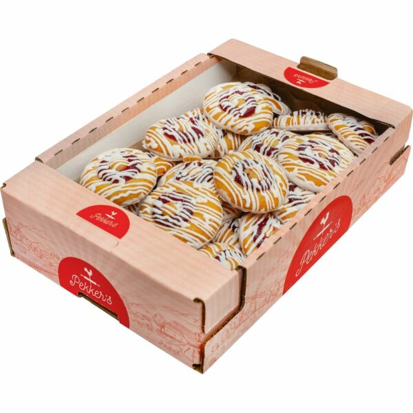 Печенье Pekker's бисквитное с начинкой со вкусом вишни 600г