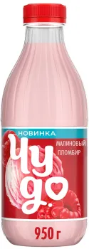 Коктейль молочный Чудо Малиновый пломбир 2% 950г