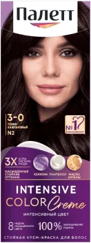 Крем-краска для волос Palette N2 темно-каштановый