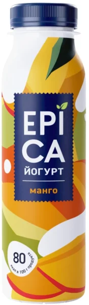 Йогурт питьевой Epica Манго 2,5% 260г