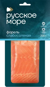 Форель Русское море слабосоленая филе-кусок 200г