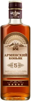 Коньяк Аркон Армянский 5 лет 40% 0,35л