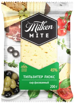 Сыр Milken Mite Tilsiter Люкс 45% 200г