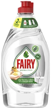 Средство для мытья посуды "Fairy" Pure & Clean, 450 мл
