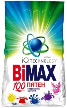 Порошок для стирки BiMax 100 пятен автомат 2,4кг