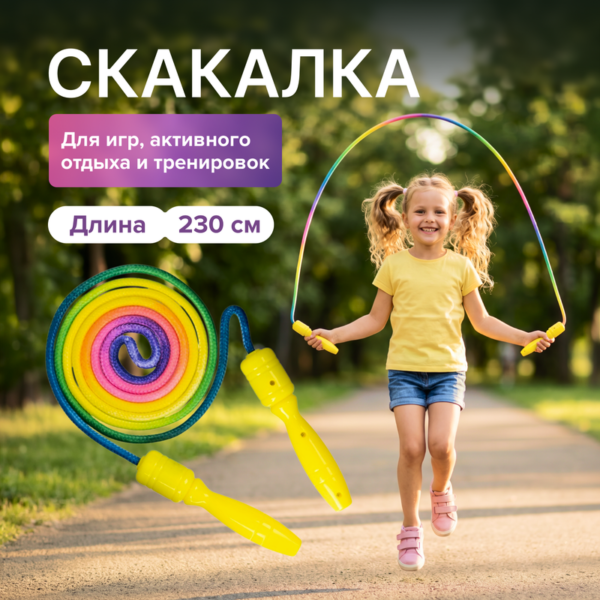 Скакалка, Sport&Fun, в ассортименте
