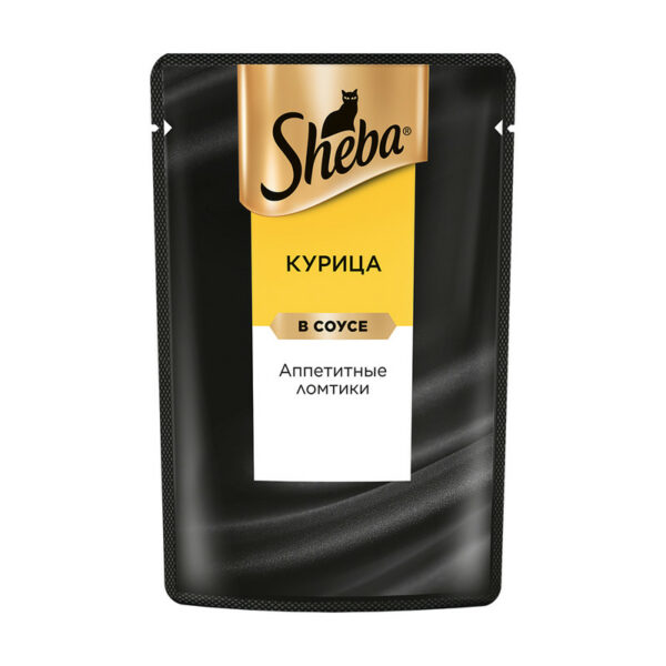 Корм для взрослых кошек, Sheba, 75 г, с курицей