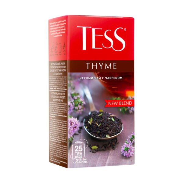 Чай чёрный "Thyme", TESS, 37,5 г, 25 пакетиков