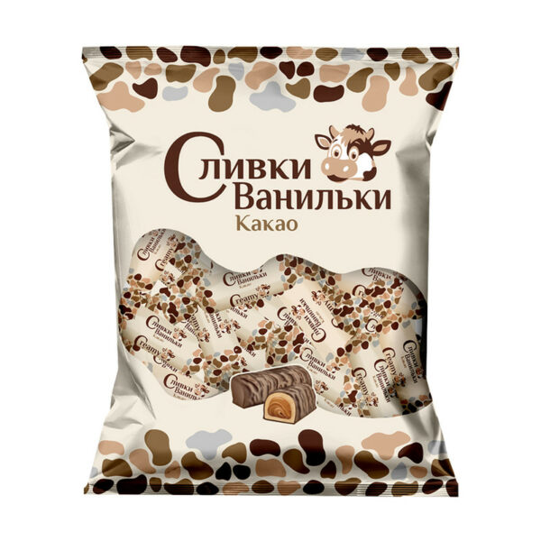 Мягкая карамель "Сливки-Ванильки", 200 г, в ассортименте