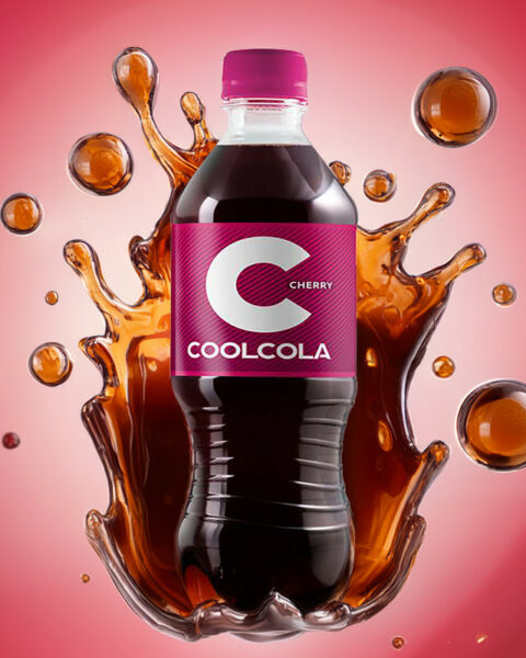 Напиток сильногазированный "Cherry", COOL COLA, 0,5 л