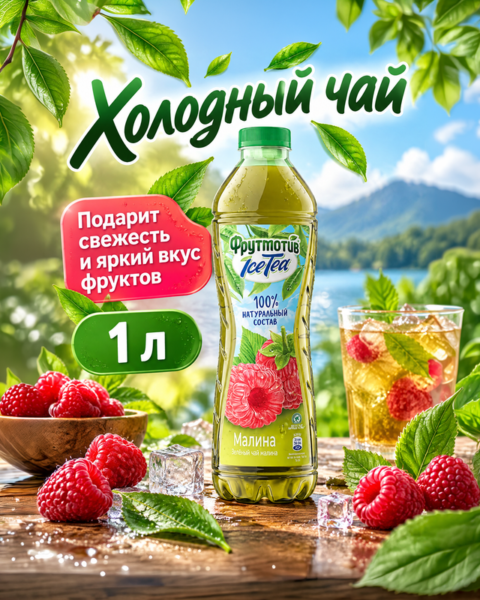 Холодный чай, Фрутмотив, 1 л, в ассортименте