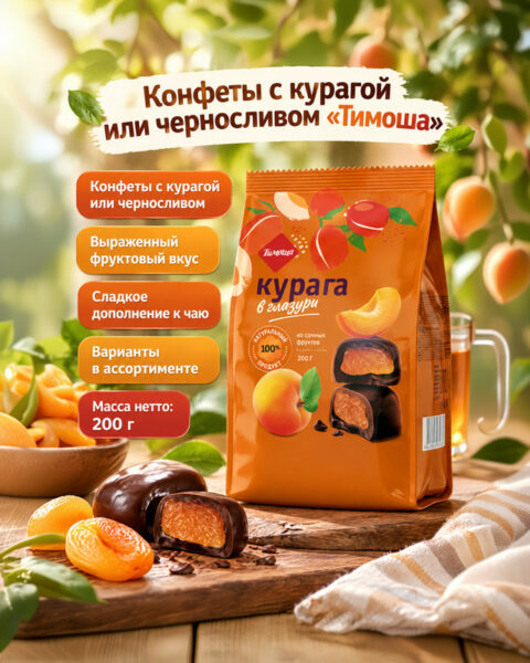 Конфеты Тимоша, 200 г, в ассортименте