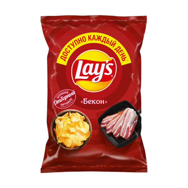 Чипсы, Lay's, бекон, 70 г