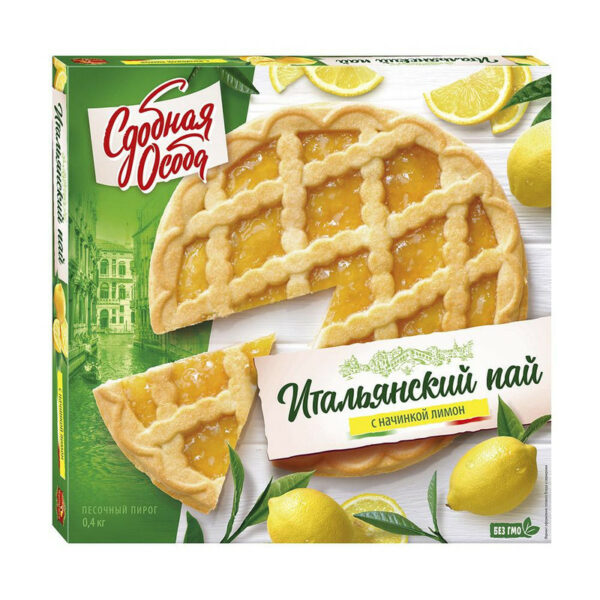Пирог песочный "Итальянский пай", Сдобная особа, 400 г, в ассортименте