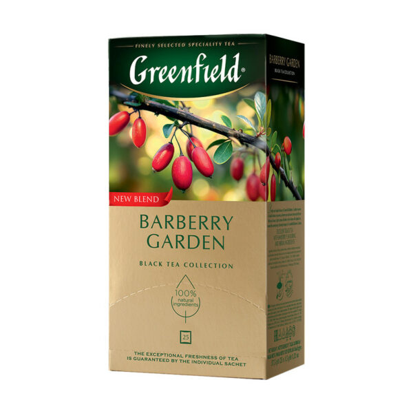 Чай чёрный "Barberry Garden", Greenfield, 25х1,5 г