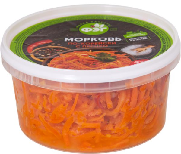 Морковь по-корейски ФЭГ с перцем, 300г