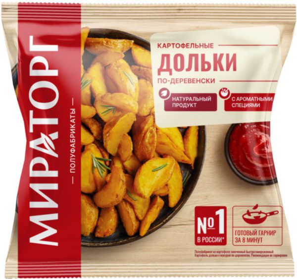 Картофельные дольки по-деревенски Мираторг, 400г
