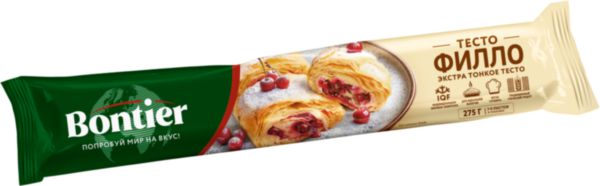 Тесто бездрожжевое Bontier Fillo, 275г