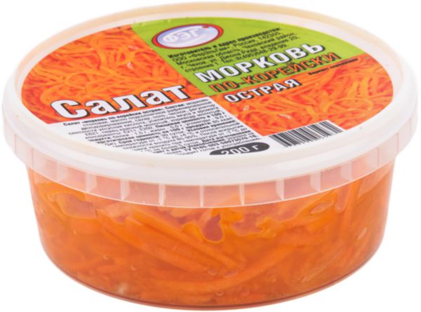 Салат Морковь по-корейски ФЭГ острая, 200г