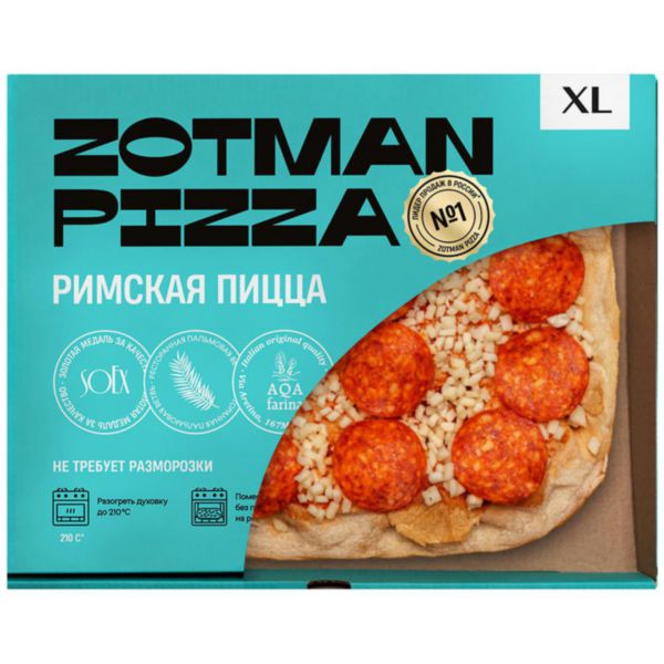 Пицца Zotman pizza Пепперони, 400г