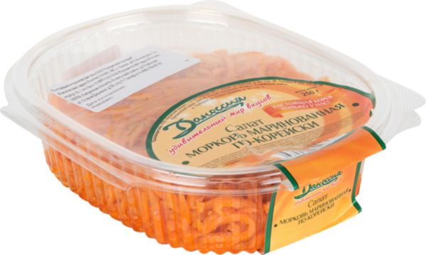 Салат морковь по-корейски Данессия маринованная, 250г