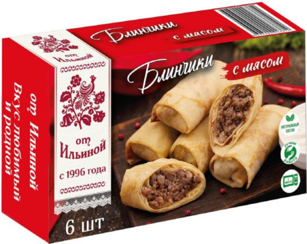 Блинчики от Ильиной с мясом, 360г