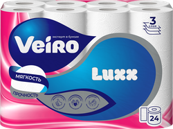 Бумага туалетная VEIRO Luxx 3 слоя
