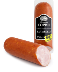 Колбаса варено-копченая БЛИЖНИЕ ГОРКИ Балыковая