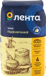 Мука пшеничная ЛЕНТА высший сорт