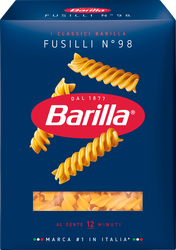 Макароны BARILLA Fusilli n.98 из твердых сортов пшеницы группа А высший сорт
