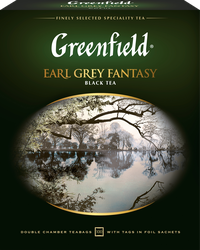 Чай черный GREENFIELD Earl Grey Fantasy с ароматом бергамота