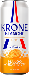 Напиток пивной KRONE BIERE Mango пастеризованный 4,5%