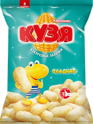 Палочки кукурузные КУЗЯ ЛАКОМКИН с сахарной пудрой