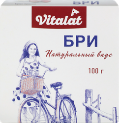 Сыр мягкий VITALAT Бри с белой плесенью 60%, без змж