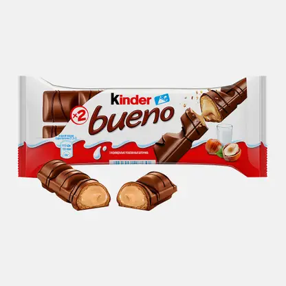 Вафли Bueno с молочным шоколадом и молочно-ореховой начинкой Kinder 43г