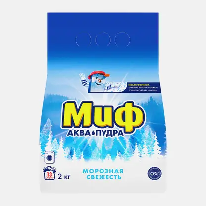 Стиральный порошок Миф 3в1 Морозная свежесть Автомат 2кг